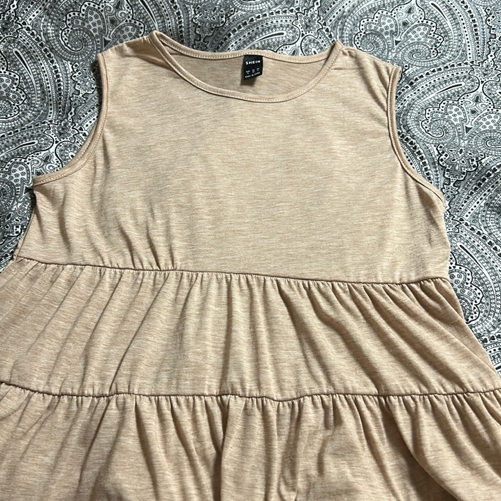 Babydoll sleeveless top